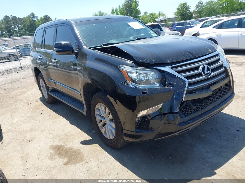 2015 Lexus Gx VIN JTJBM7FX2F5109756 IAAI salvage auction — FRONT END, Salvage (Virginia), sold $10,600 on 2026-07-10 (photo 1)