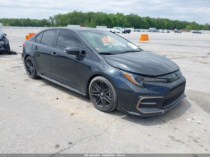 2022 Toyota Corolla VIN 5YFS4MCE1NP122701 IAAI salvage auction — REAR END, Salvage (Indiana), sold $4,750 on 2026-07-30 (photo 1)