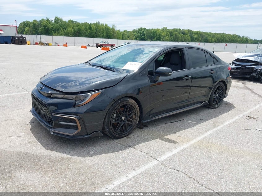 2022 Toyota Corolla VIN 5YFS4MCE1NP122701 IAAI salvage auction — REAR END, Salvage (Indiana), sold $4,750 on 2026-07-30 (photo 2)