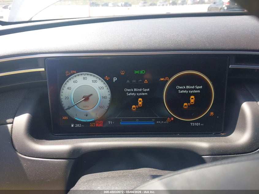 2022 Hyundai Tucson VIN KM8JE3AE5NU060384 IAAI salvage auction — HAIL, Salvage (Indiana), sold $7,075 on 2026-07-31 (photo 7)