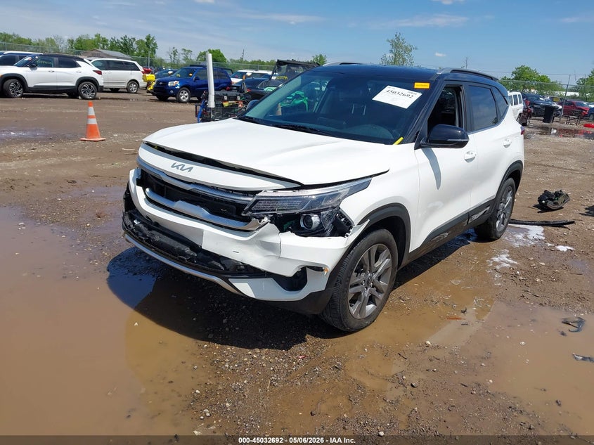 2022 Kia Seltos VIN KNDEU2AA2N7288583 IAAI salvage auction — FRONT END, Salvage (Ohio), sold $4,900 on 2026-07-23 (photo 2)