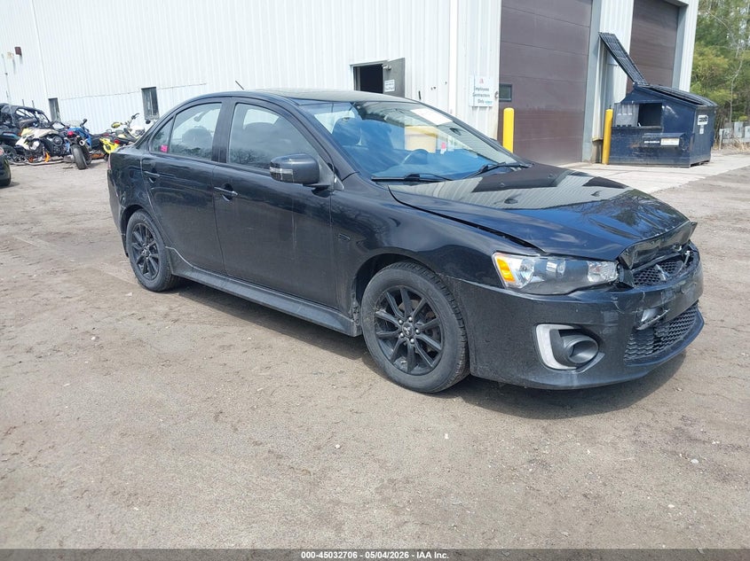 2017 Mitsubishi Lancer VIN JA32U2FU2HU013855 IAAI salvage auction — FRONT END, Salvage (Vermont), sold $1,100 on 2026-07-16 (photo 1)