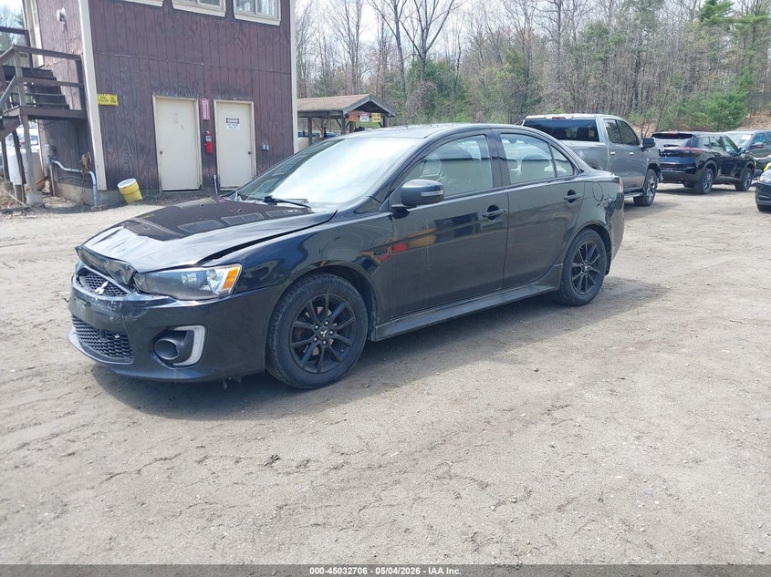 2017 Mitsubishi Lancer VIN JA32U2FU2HU013855 IAAI salvage auction — FRONT END, Salvage (Vermont), sold $1,100 on 2026-07-16 (photo 2)