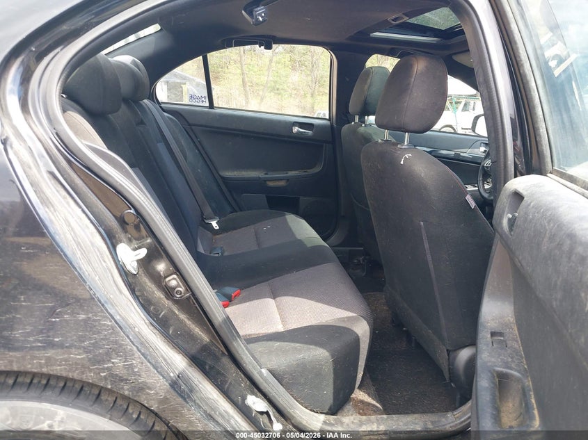 2017 Mitsubishi Lancer VIN JA32U2FU2HU013855 IAAI salvage auction — FRONT END, Salvage (Vermont), sold $1,100 on 2026-07-16 (photo 8)