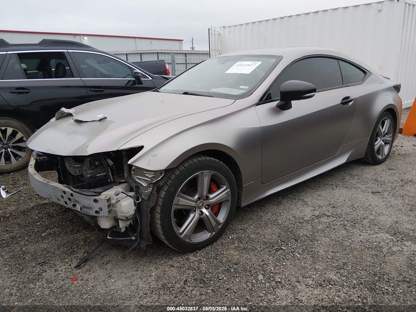 2015 Lexus Rc VIN JTHSE5BC1F5002560 IAAI salvage auction — FRONT END, Salvage (Missouri), sold $7,850 on 2026-07-07 (photo 2)