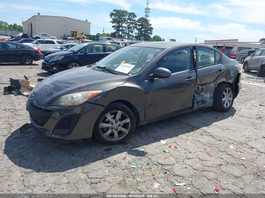 2011 Mazda 3 VIN JM1BL1VF6B1355755 IAAI salvage auction — FRONT & REAR, Salvage (Georgia), sold $200 on 2026-07-22 (photo 2)