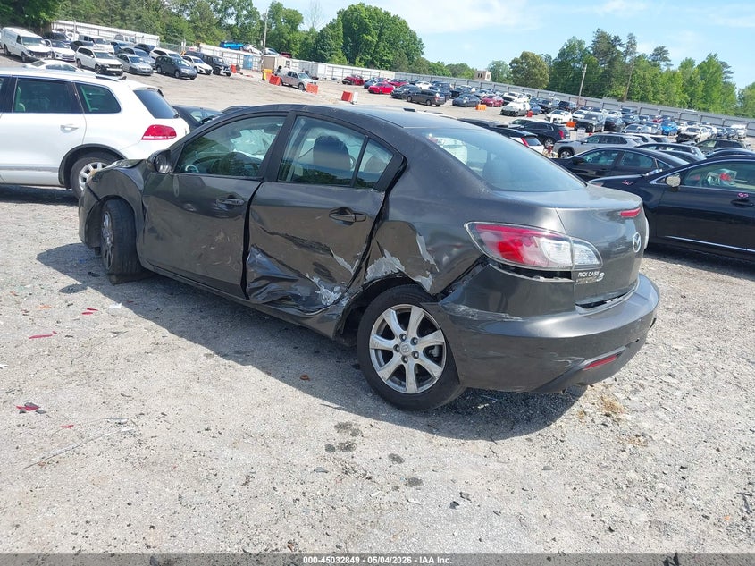 2011 Mazda 3 VIN JM1BL1VF6B1355755 IAAI salvage auction — FRONT & REAR, Salvage (Georgia), sold $200 on 2026-07-22 (photo 3)