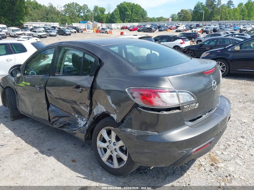 2011 Mazda 3 VIN JM1BL1VF6B1355755 IAAI salvage auction — FRONT & REAR, Salvage (Georgia), sold $200 on 2026-07-22 (photo 6)