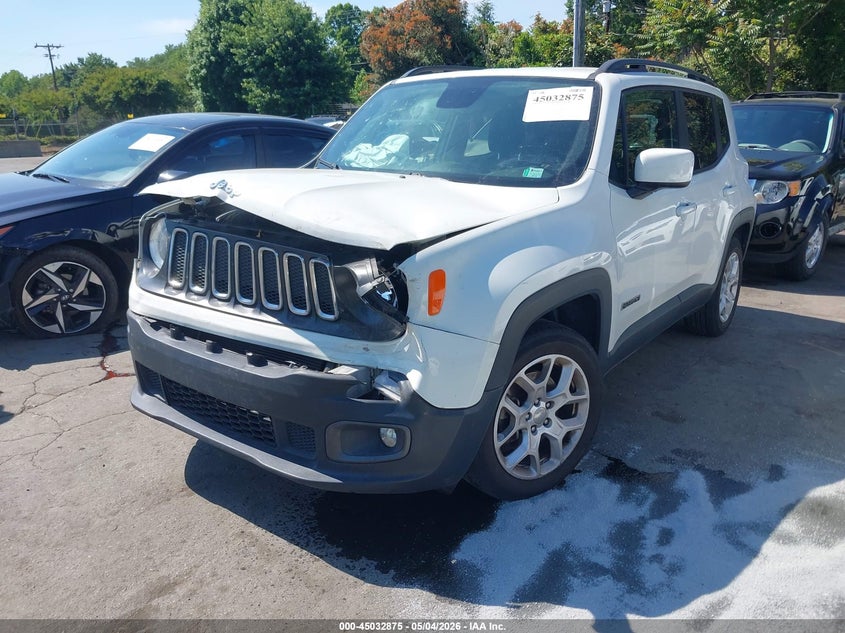 2018 Jeep Renegade VIN ZACCJABBXJPJ24039 IAAI salvage auction — FRONT END, Salvage (North Carolina), sold $1,600 on 2026-07-09 (photo 2)
