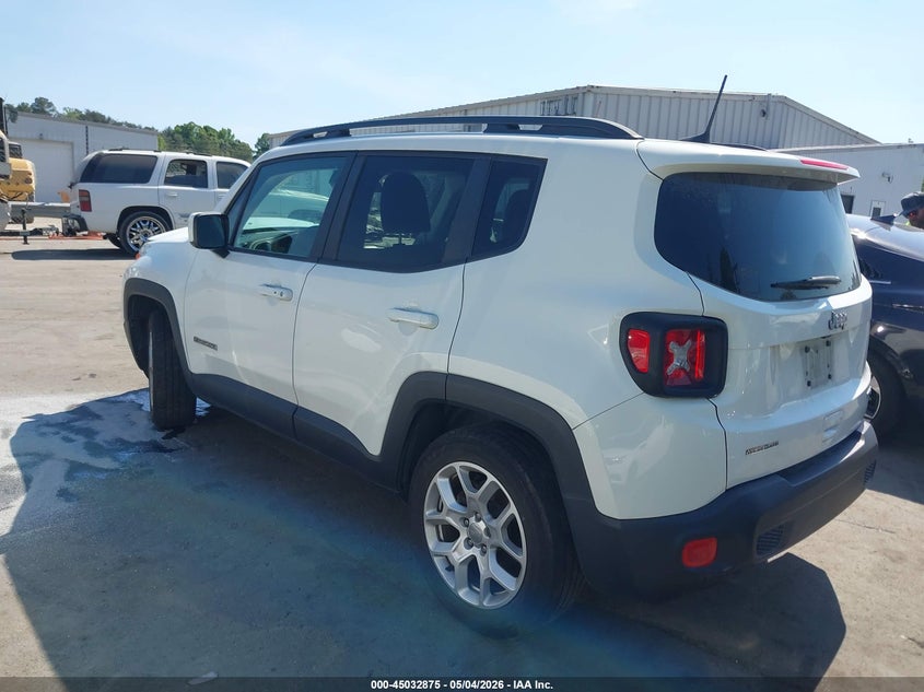 2018 Jeep Renegade VIN ZACCJABBXJPJ24039 IAAI salvage auction — FRONT END, Salvage (North Carolina), sold $1,600 on 2026-07-09 (photo 3)