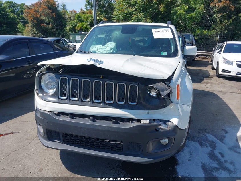 2018 Jeep Renegade VIN ZACCJABBXJPJ24039 IAAI salvage auction — FRONT END, Salvage (North Carolina), sold $1,600 on 2026-07-09 (photo 6)