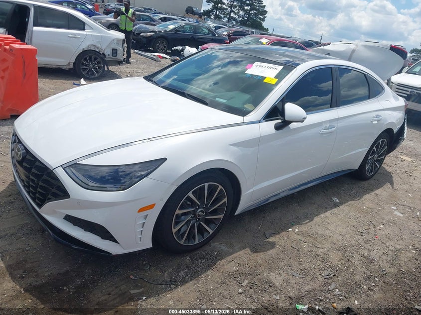 2023 Hyundai Sonata VIN KMHL34J27PA313610 IAAI salvage auction — REAR END, Salvage (Georgia), sold $8,025 on 2026-07-08 (photo 2)