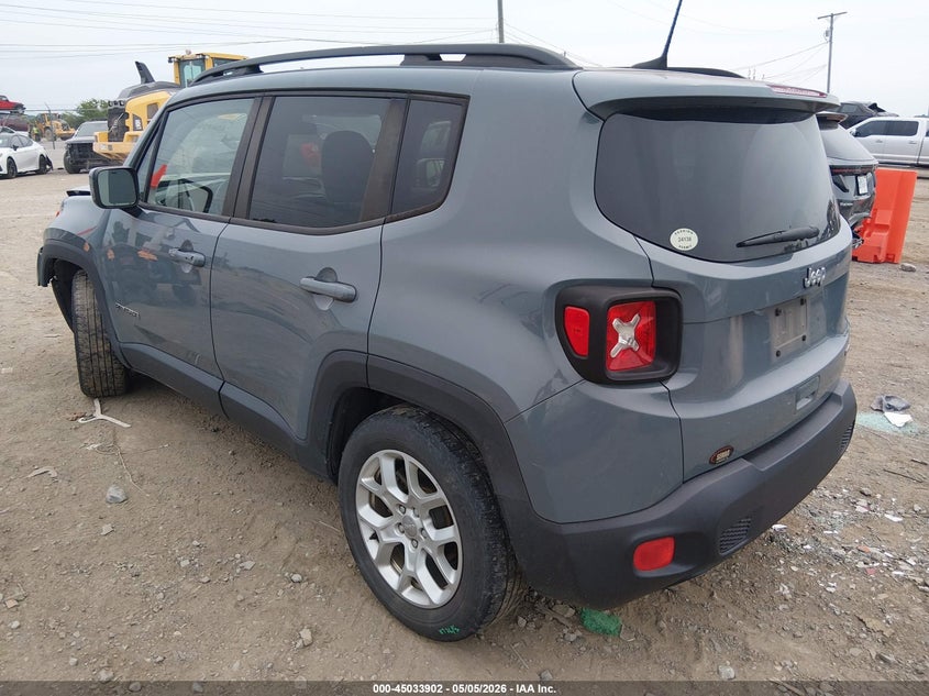 2018 Jeep Renegade VIN ZACCJABB6JPJ37869 IAAI salvage auction — FRONT END, Salvage (Tennessee), sold $1,525 on 2026-07-09 (photo 3)
