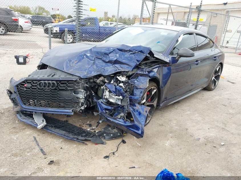 2025 Audi Rs5 VIN WUAAWCF56SA902031 IAAI salvage auction — FRONT END, Junk Bill Of Sale Mv2459 (Wisconsin), sold $11,350 on 2026-07-14 (photo 2)