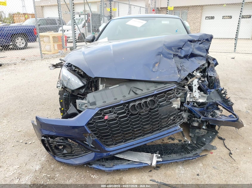 2025 Audi Rs5 VIN WUAAWCF56SA902031 IAAI salvage auction — FRONT END, Junk Bill Of Sale Mv2459 (Wisconsin), sold $11,350 on 2026-07-14 (photo 6)