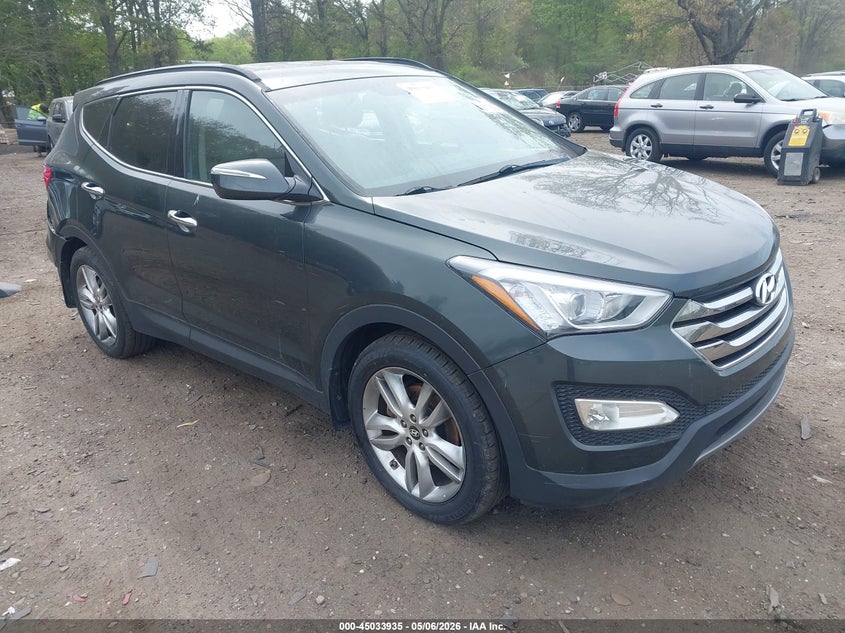 2013 Hyundai Santa fe VIN 5XYZUDLA4DG064288 IAAI salvage auction — SIDE, Salvage (North Carolina), sold $1,400 on 2026-07-18 (photo 1)