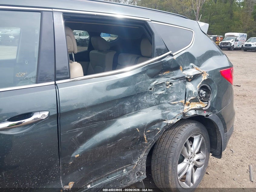 2013 Hyundai Santa fe VIN 5XYZUDLA4DG064288 IAAI salvage auction — SIDE, Salvage (North Carolina), sold $1,400 on 2026-07-18 (photo 6)