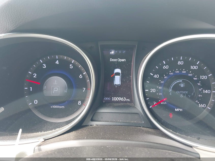 2013 Hyundai Santa fe VIN 5XYZUDLA4DG064288 IAAI salvage auction — SIDE, Salvage (North Carolina), sold $1,400 on 2026-07-18 (photo 7)
