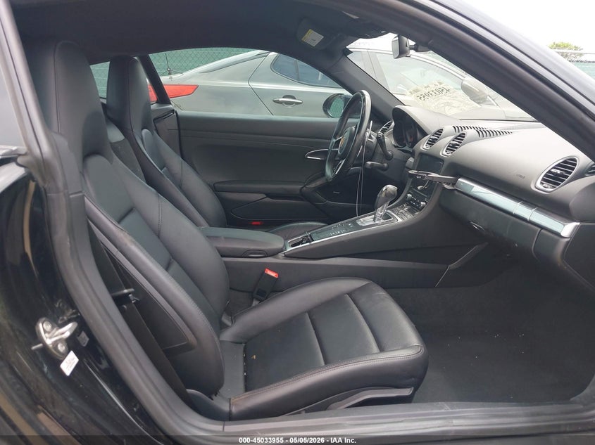 2019 Porsche 718 cayman VIN WP0AA2A8XKS260754 IAAI salvage auction — FRONT & REAR, Original (Texas), sold $20,525 on 2026-07-20 (photo 5)