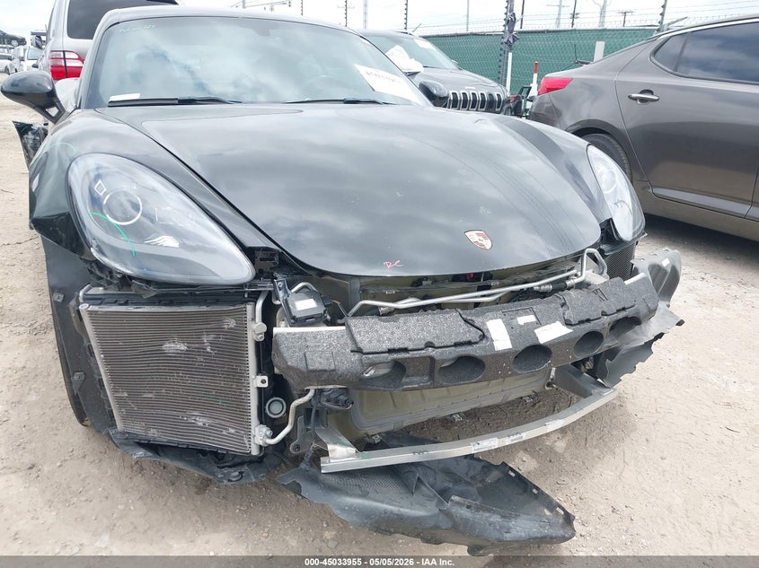 2019 Porsche 718 cayman VIN WP0AA2A8XKS260754 IAAI salvage auction — FRONT & REAR, Original (Texas), sold $20,525 on 2026-07-20 (photo 6)