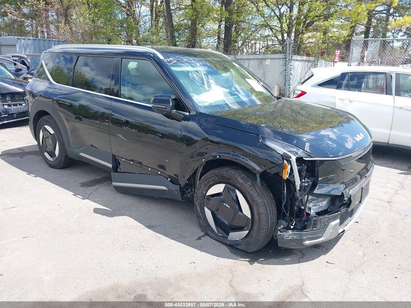 2026 Kia Ev9 VIN 5XYAFFS50TG017264 IAAI salvage auction — FRONT END, Mv-907A (New York), sold $17,150 on 2026-07-14 (photo 1)