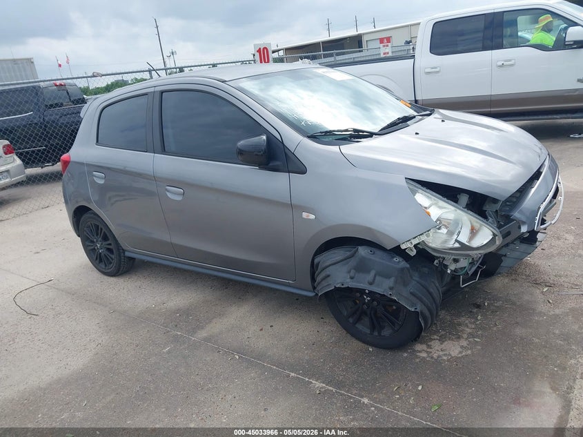 2020 Mitsubishi Mirage VIN ML32A5HJ4LH006960 IAAI salvage auction — FRONT END, Salvage (Texas), sold $1,200 on 2026-07-09 (photo 1)