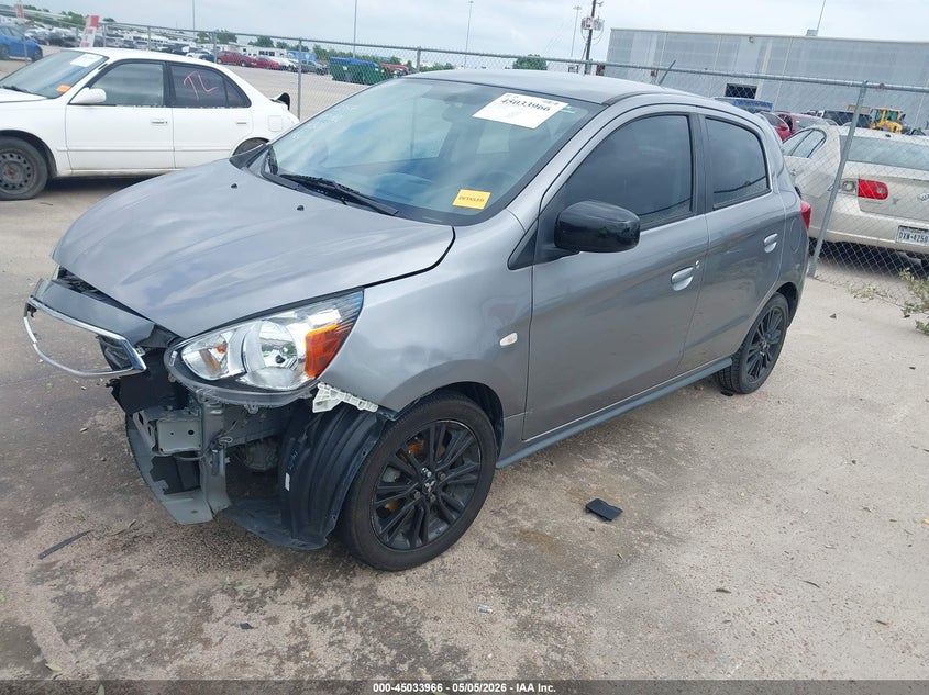 2020 Mitsubishi Mirage VIN ML32A5HJ4LH006960 IAAI salvage auction — FRONT END, Salvage (Texas), sold $1,200 on 2026-07-09 (photo 2)