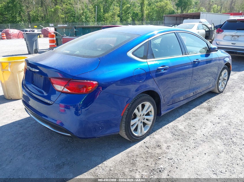 2016 Chrysler 200 VIN 1C3CCCAB8GN169402 IAAI salvage auction — FRONT END, Clear (Virginia), sold $1,150 on 2026-08-22 (photo 4)