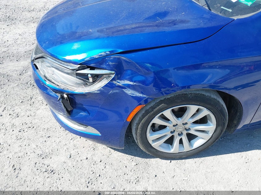 2016 Chrysler 200 VIN 1C3CCCAB8GN169402 IAAI salvage auction — FRONT END, Clear (Virginia), sold $1,150 on 2026-08-22 (photo 6)