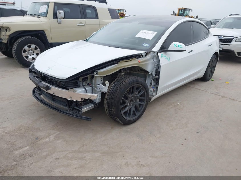 2024 Tesla Model 3 VIN 5YJ3E1EA3RF728786 IAAI salvage auction — LEFT FRONT, Original (Texas), sold $14,250 on 2026-07-09 (photo 2)