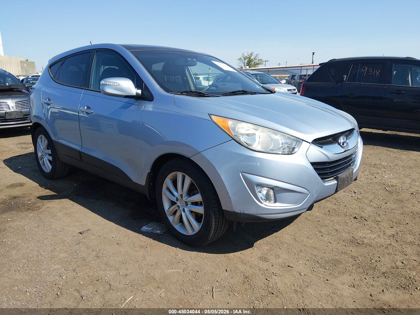 2013 Hyundai Tucson VIN KM8JUCACXDU597543 IAAI salvage auction — REAR END, Salvage (New Jersey), sold $3,100 on 2026-07-27 (photo 1)