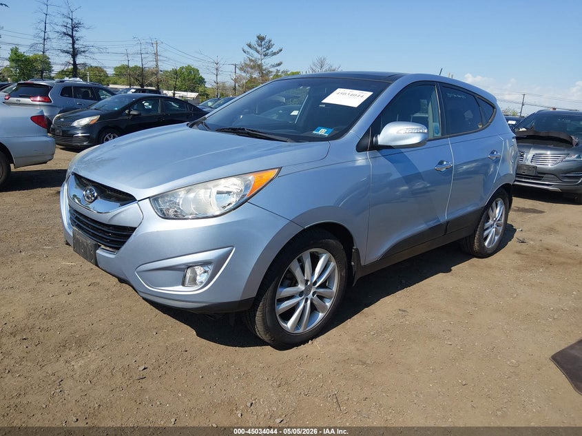 2013 Hyundai Tucson VIN KM8JUCACXDU597543 IAAI salvage auction — REAR END, Salvage (New Jersey), sold $3,100 on 2026-07-27 (photo 2)