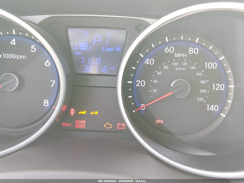 2013 Hyundai Tucson VIN KM8JUCACXDU597543 IAAI salvage auction — REAR END, Salvage (New Jersey), sold $3,100 on 2026-07-27 (photo 7)