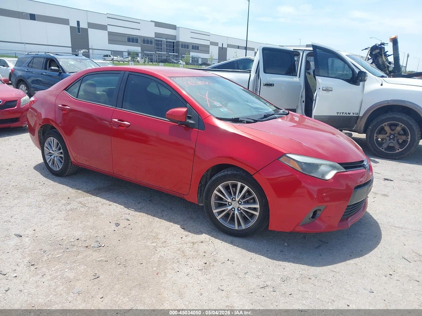 2015 Toyota Corolla VIN 5YFBURHE8FP327018 IAAI salvage auction — WATER/FLOOD, Salvage (Texas), sold $3,250 on 2026-07-14 (photo 1)