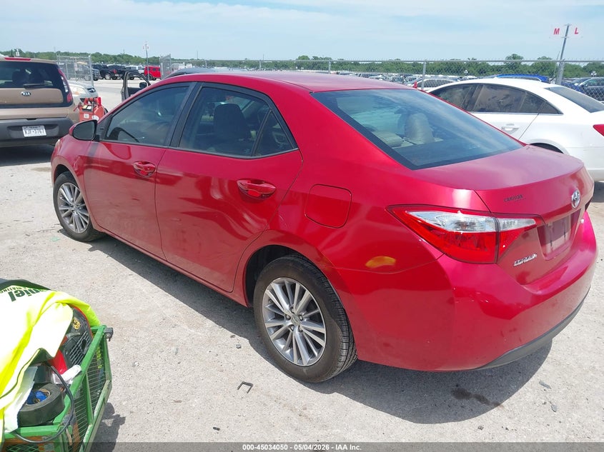2015 Toyota Corolla VIN 5YFBURHE8FP327018 IAAI salvage auction — WATER/FLOOD, Salvage (Texas), sold $3,250 on 2026-07-14 (photo 3)