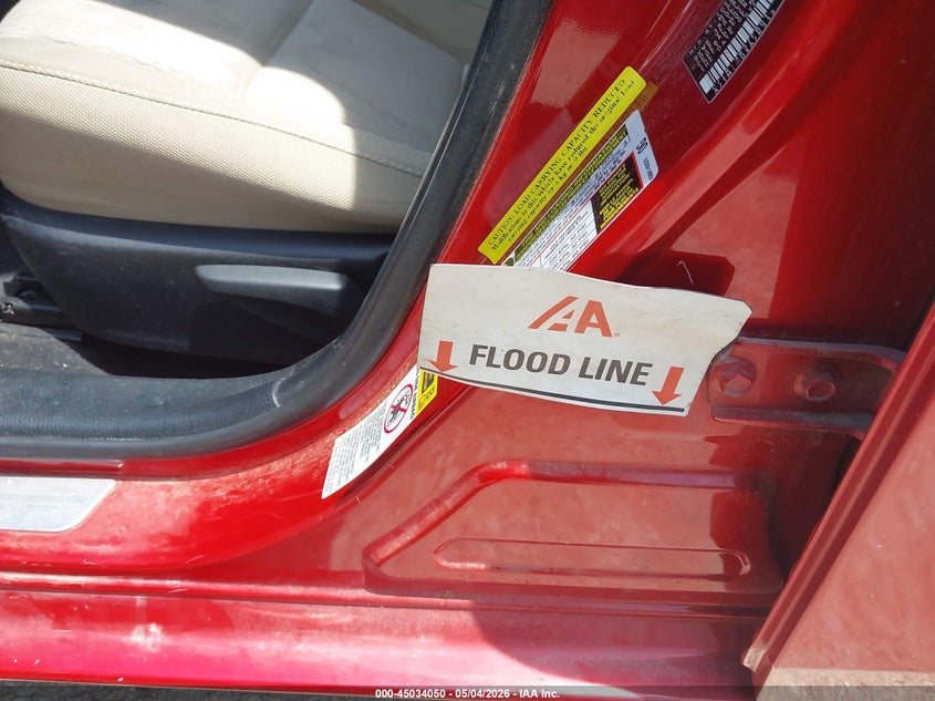 2015 Toyota Corolla VIN 5YFBURHE8FP327018 IAAI salvage auction — WATER/FLOOD, Salvage (Texas), sold $3,250 on 2026-07-14 (photo 6)