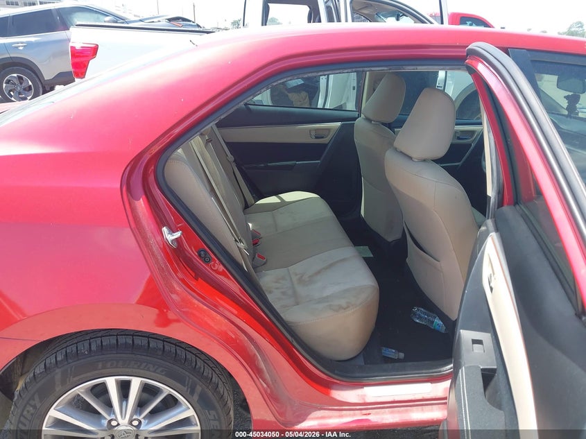 2015 Toyota Corolla VIN 5YFBURHE8FP327018 IAAI salvage auction — WATER/FLOOD, Salvage (Texas), sold $3,250 on 2026-07-14 (photo 8)
