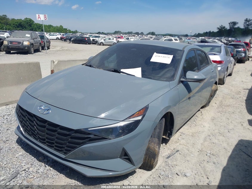 2022 Hyundai Elantra VIN KMHLM4AG9NU283840 IAAI salvage auction — NORMAL WEAR, Clear (Georgia), sold $5,150 on 2026-07-14 (photo 2)