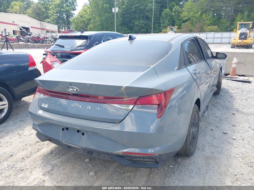 2022 Hyundai Elantra VIN KMHLM4AG9NU283840 IAAI salvage auction — NORMAL WEAR, Clear (Georgia), sold $5,150 on 2026-07-14 (photo 4)