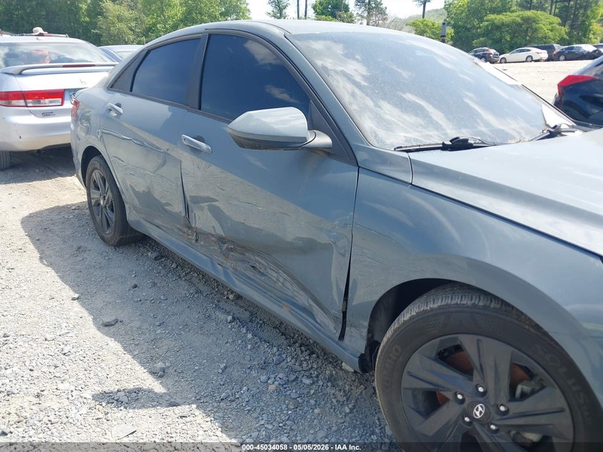 2022 Hyundai Elantra VIN KMHLM4AG9NU283840 IAAI salvage auction — NORMAL WEAR, Clear (Georgia), sold $5,150 on 2026-07-14 (photo 6)