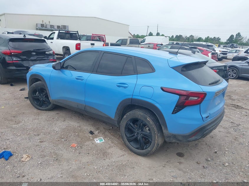 2024 Chevrolet Trax VIN KL77LGE20RC109057 IAAI salvage auction — REAR END, Original (Texas), sold $3,650 on 2026-07-23 (photo 3)