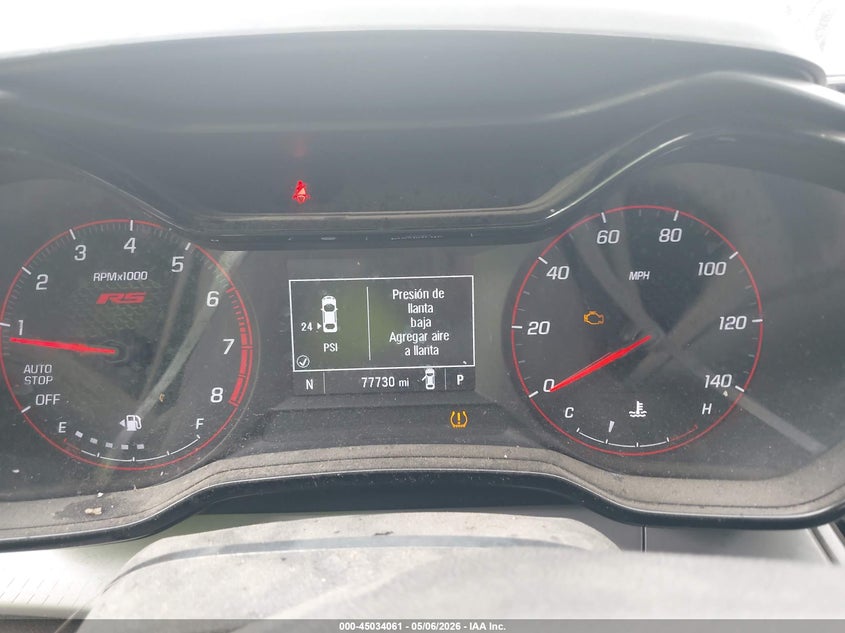 2024 Chevrolet Trax VIN KL77LGE20RC109057 IAAI salvage auction — REAR END, Original (Texas), sold $3,650 on 2026-07-23 (photo 7)