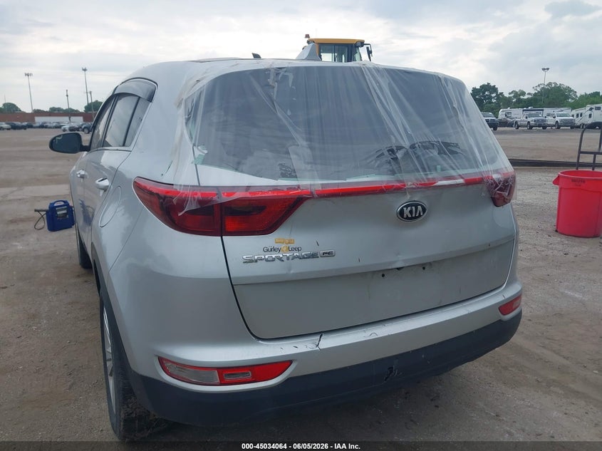 2017 Kia Sportage VIN KNDPM3AC2H7108183 IAAI salvage auction — REAR END, Salvage Title, sold $2,250 on 2026-07-07 (photo 6)