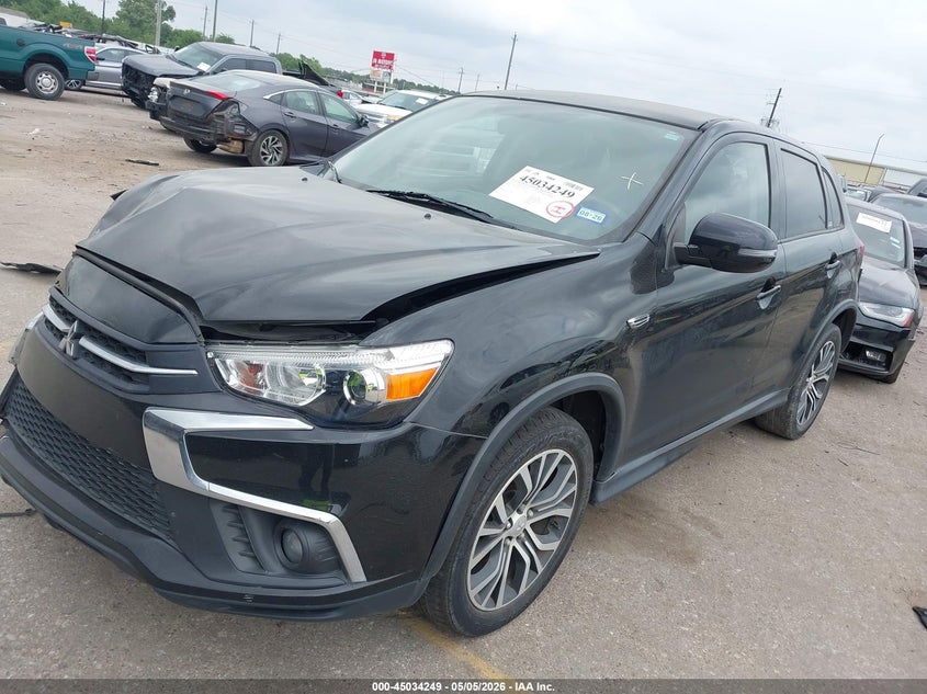 2018 Mitsubishi Outlander VIN JA4AR3AUXJU018409 IAAI salvage auction — RIGHT FRONT, Original (Texas), sold $1,550 on 2026-07-11 (photo 2)