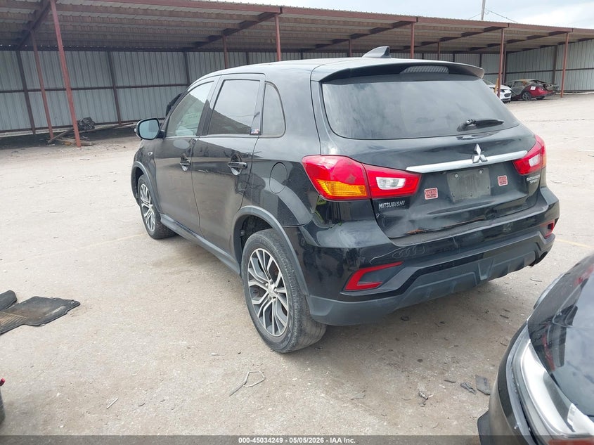 2018 Mitsubishi Outlander VIN JA4AR3AUXJU018409 IAAI salvage auction — RIGHT FRONT, Original (Texas), sold $1,550 on 2026-07-11 (photo 3)