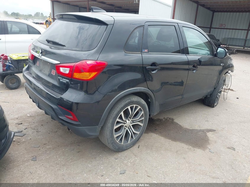 2018 Mitsubishi Outlander VIN JA4AR3AUXJU018409 IAAI salvage auction — RIGHT FRONT, Original (Texas), sold $1,550 on 2026-07-11 (photo 4)