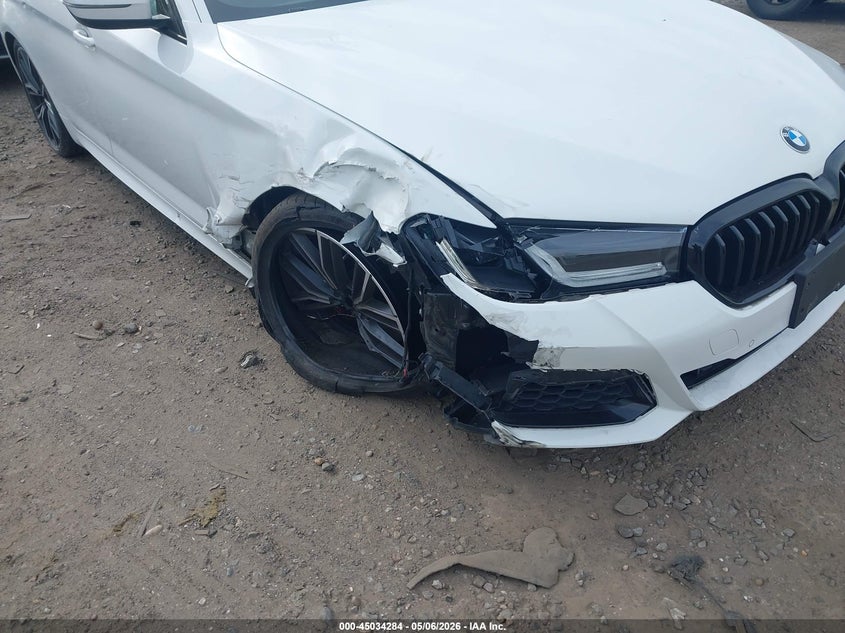 2023 BMW 5er VIN WBA53BH03PCM97533 IAAI salvage auction — RIGHT FRONT, Wait Title, sold $18,650 on 2026-08-04 (photo 6)