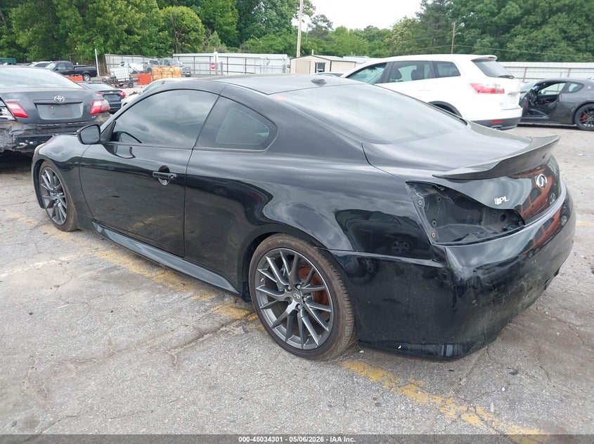 2013 Infiniti G VIN JN1CV6EK9DM900098 IAAI salvage auction — REAR END, Salvage (Georgia), sold $3,750 on 2026-07-29 (photo 3)