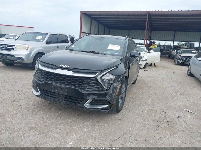2023 Kia Sportage VIN 5XYK43AF3PG048016 IAAI salvage auction — LEFT REAR, Original (Texas), sold $6,700 on 2026-07-12 (photo 2)