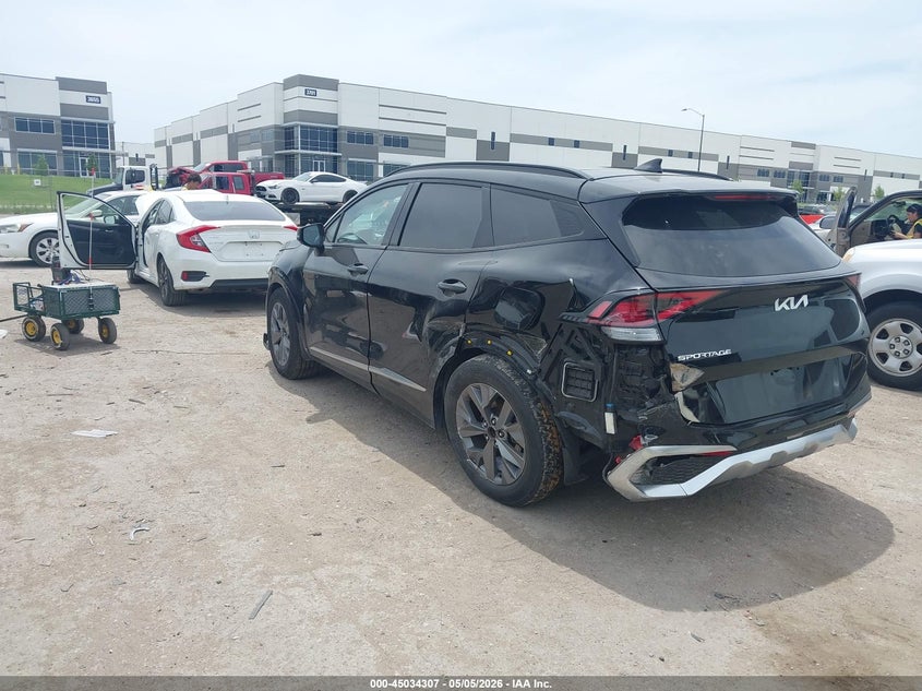 2023 Kia Sportage VIN 5XYK43AF3PG048016 IAAI salvage auction — LEFT REAR, Original (Texas), sold $6,700 on 2026-07-12 (photo 3)